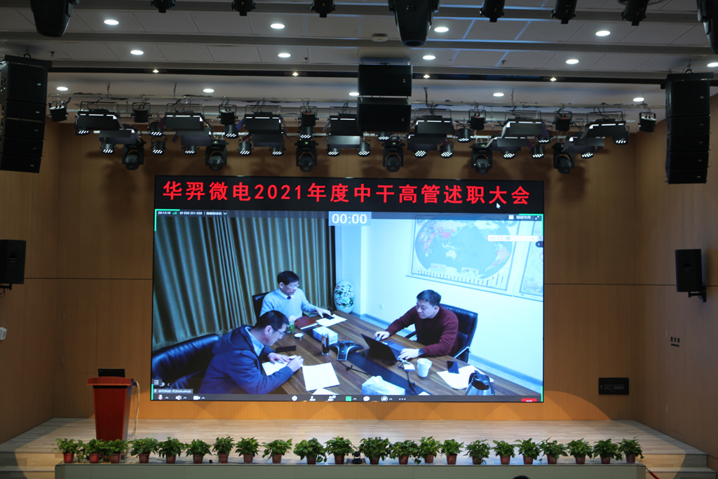 AC米兰微电召开中干高管述职会议